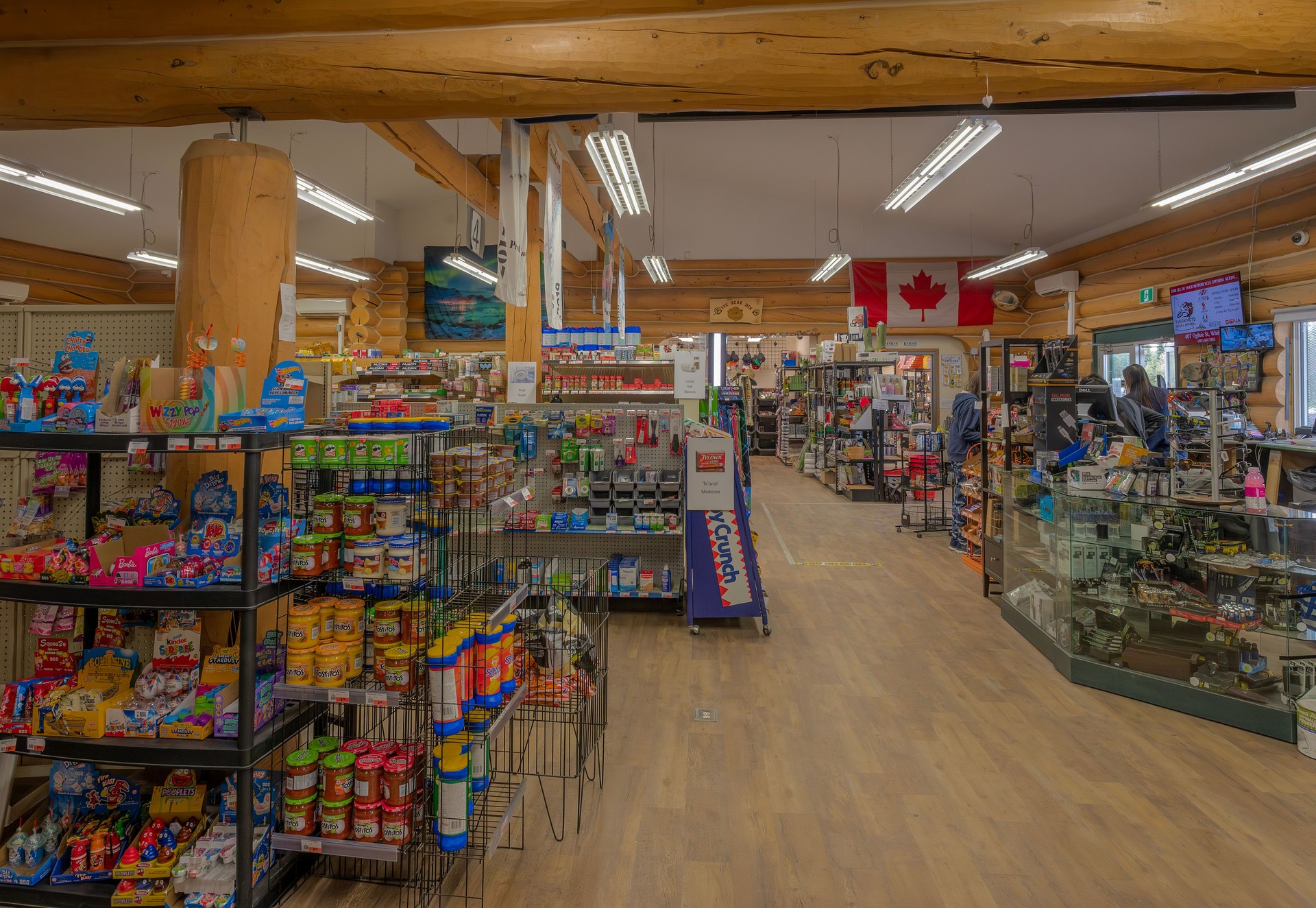 Interior of a retail store